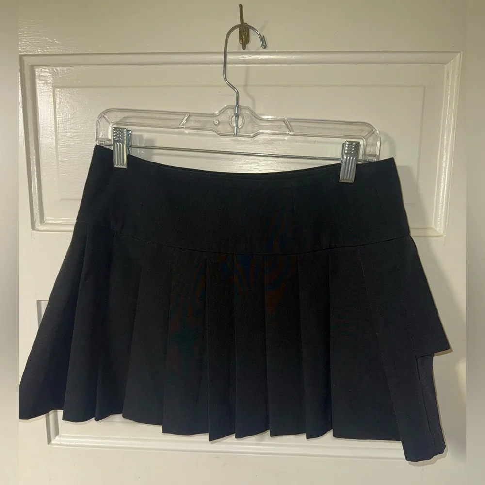 Topshop Black Tiered Mini Skirt - Picture 2 of 3